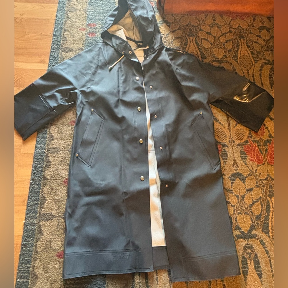 Stutterheim Dark Gray Trench Coat